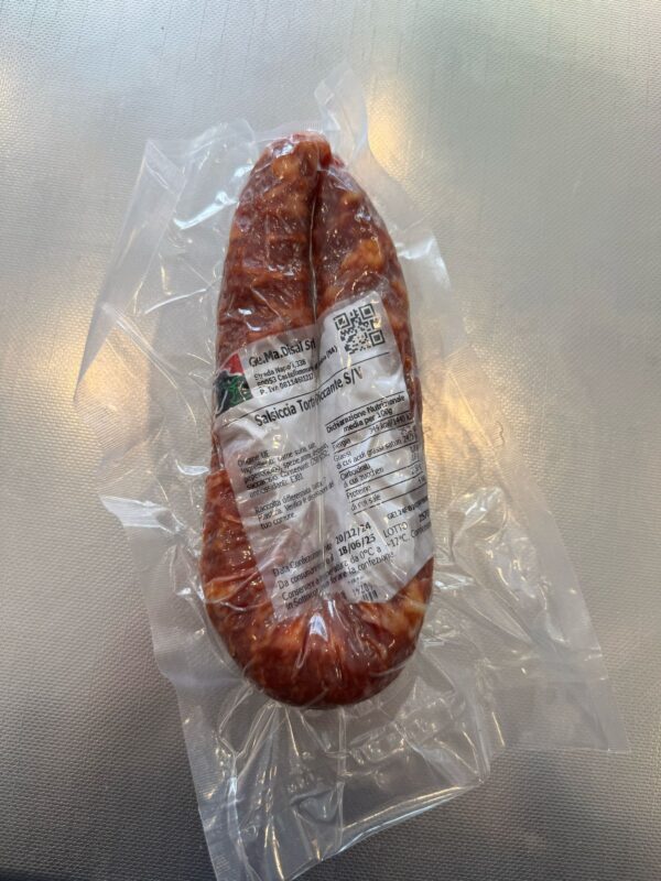Salsiccia stagionata piccante 400gr sottovuoto